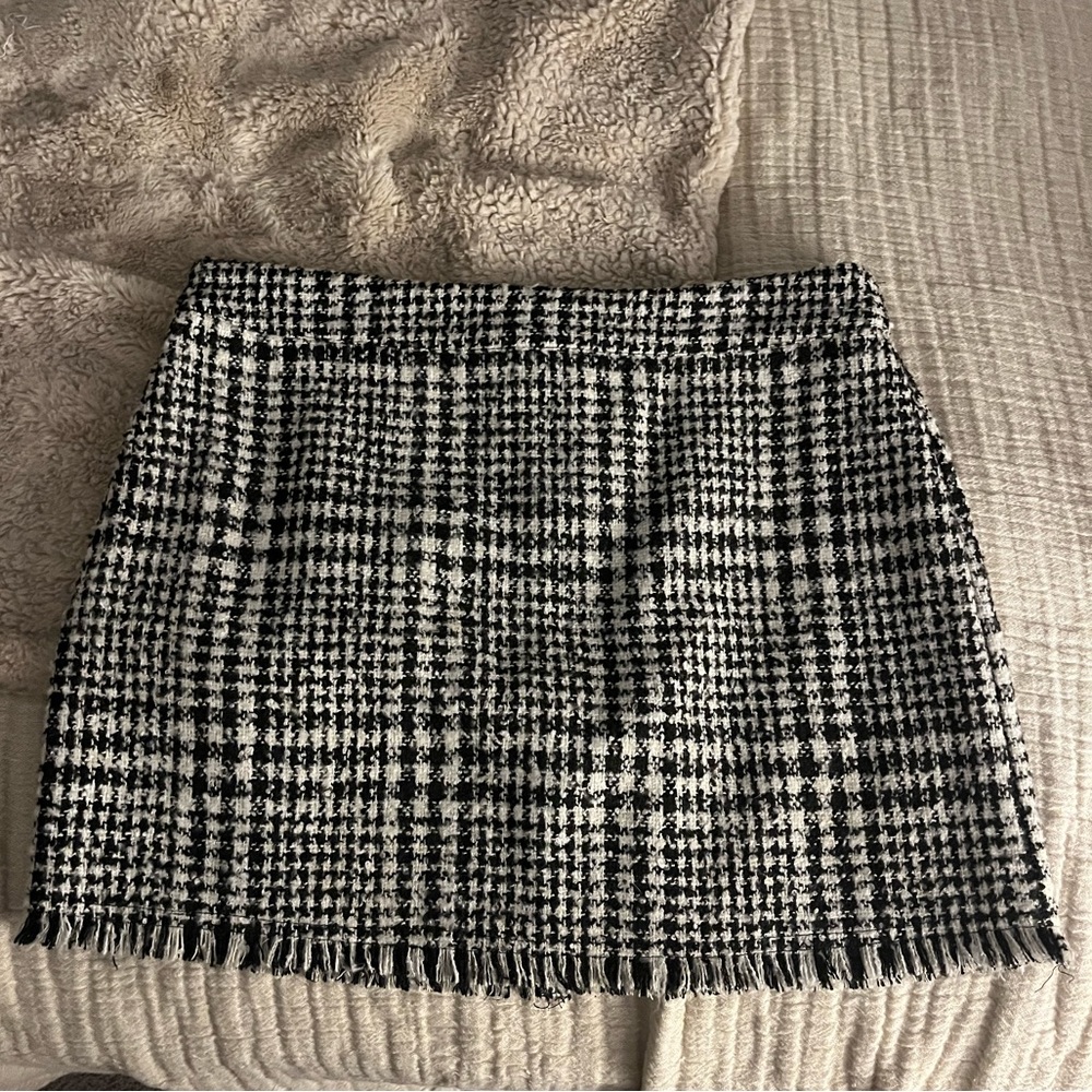 Naked Zebra Tweed Skirt